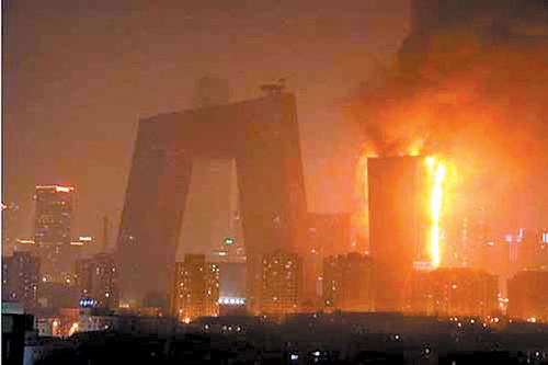 可燃建筑保温材料致高层建筑频失火